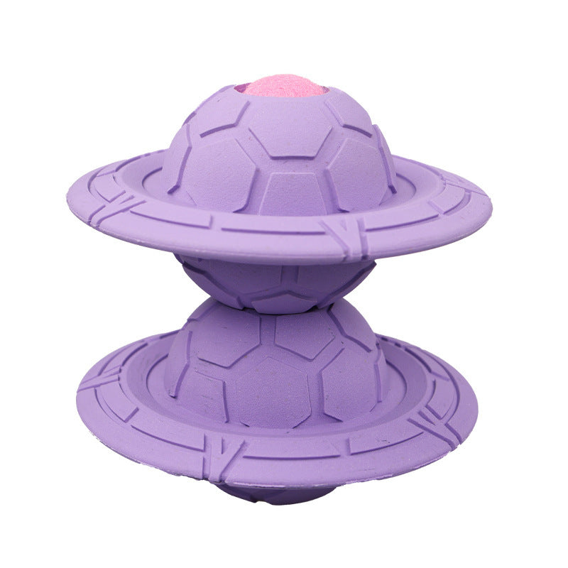 DURABLE Dog Toy All Natural Rubber Tear Resistant UFO FLYING SAUCER