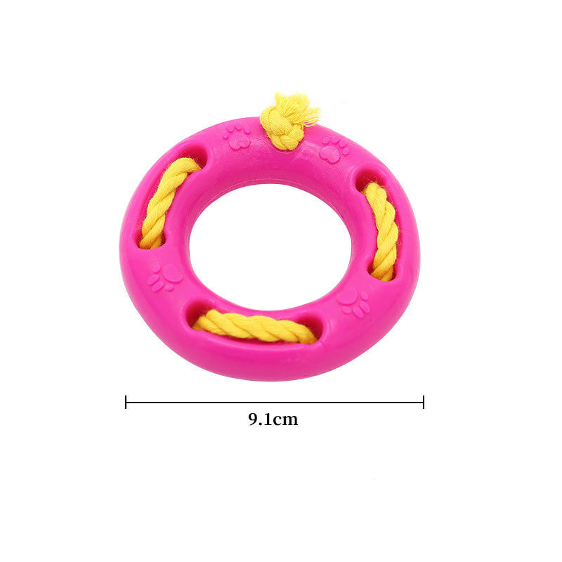 Durable Rubber Chew Ring - Teething Ring