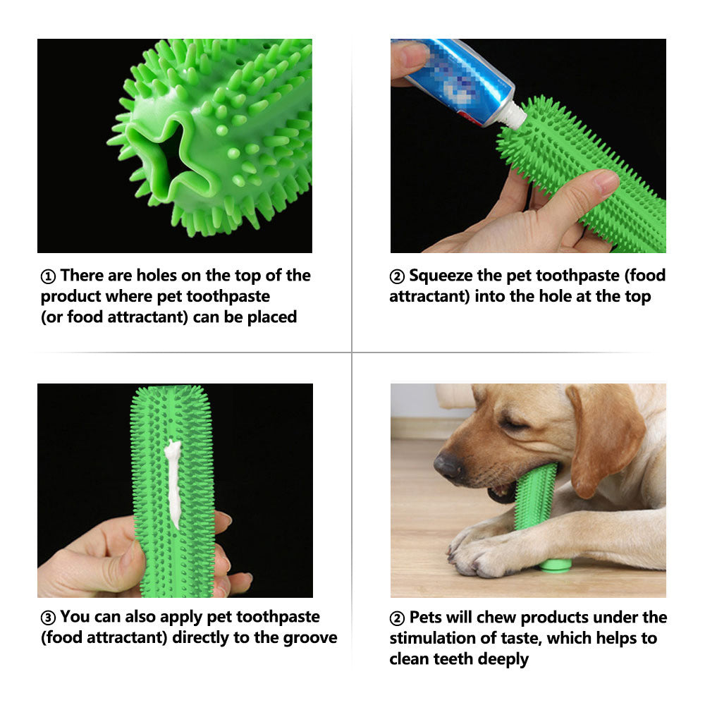 Toothbrush Chew Toy with Floor Suction Healthcare for Dogs