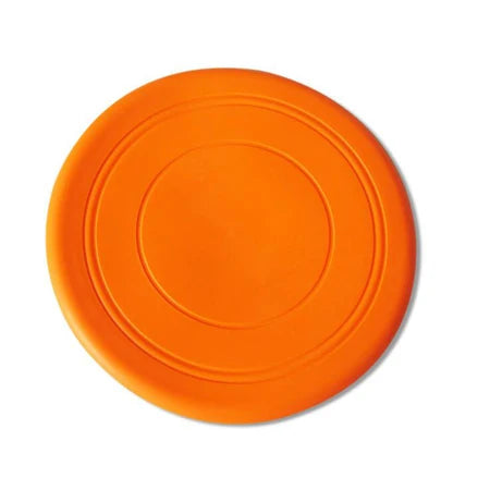 Safe Dog Frisbee Resistant Chew Rubber Pet Dog Training Flying Saucer 7 Colors Dog Interactive Toys