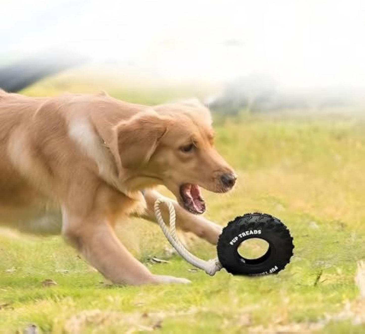 Treat Tire Durable Dog Toy For Aggressive Chewers