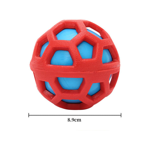 Durable Rubber Double Layer Rubber Toy Aggressive Chew