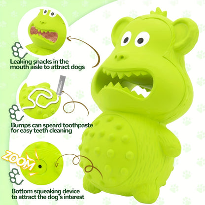 Adorable Monster Durable Rubber Dog Toy Aggressive Chewers