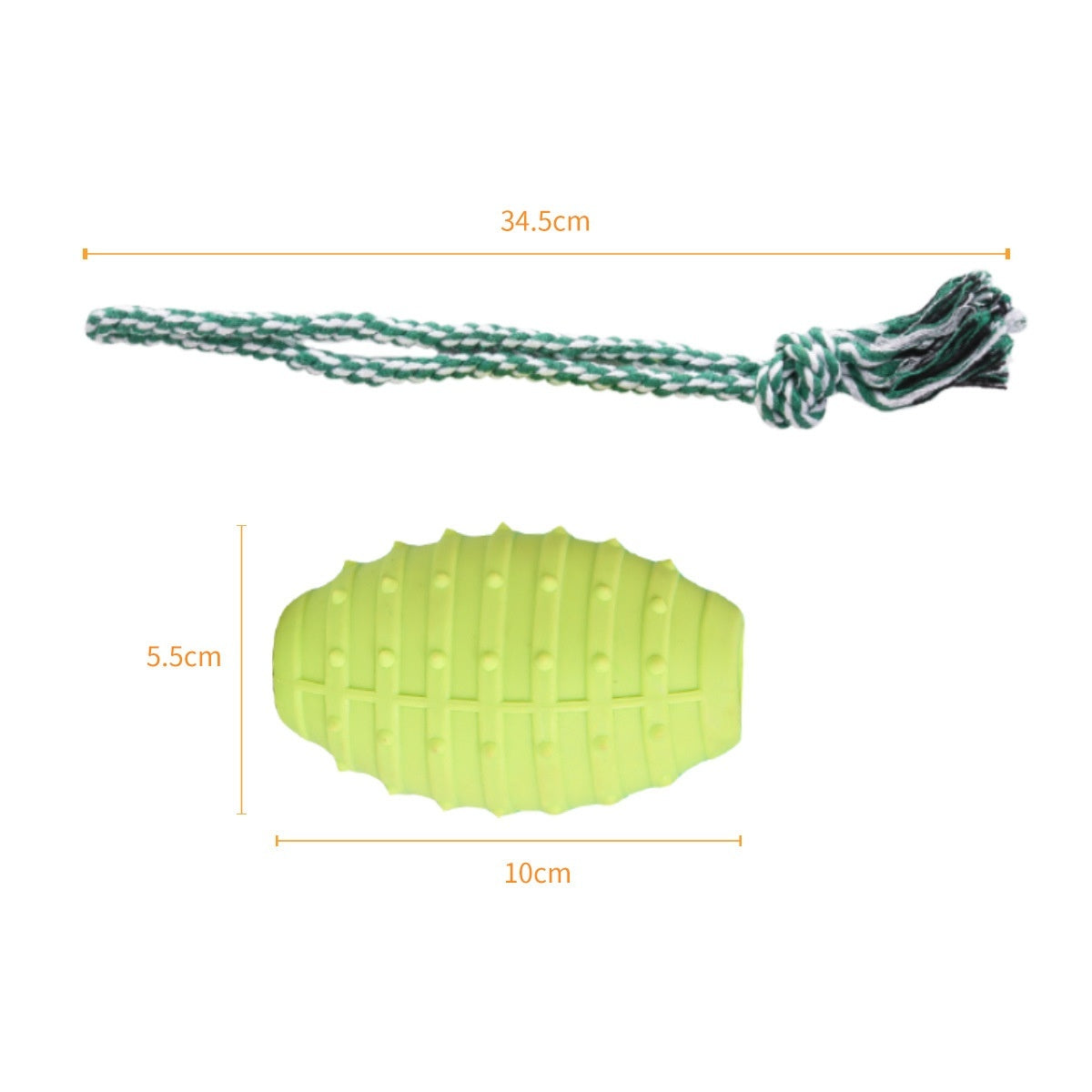 Rope and Rubber Chew Combo