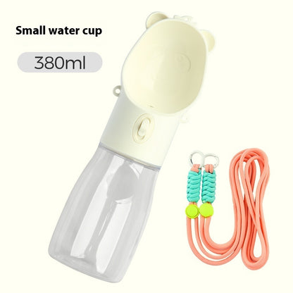 2 In 1 Portable Dog Water Bottle for Dogs 500ml