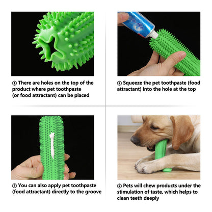 Toothbrush Chew Toy with Floor Suction Healthcare for Dogs