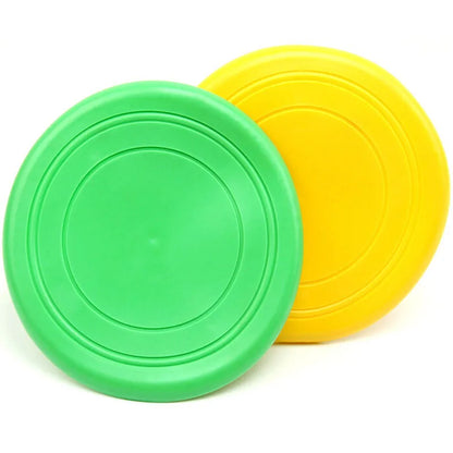 Safe Dog Frisbee Resistant Chew Rubber Pet Dog Training Flying Saucer 7 Colors Dog Interactive Toys