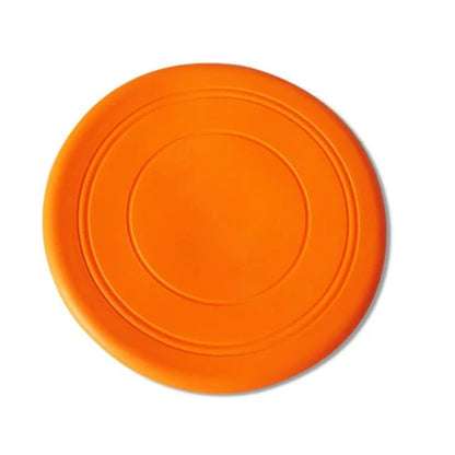 Safe Dog Frisbee Resistant Chew Rubber Pet Dog Training Flying Saucer 7 Colors Dog Interactive Toys