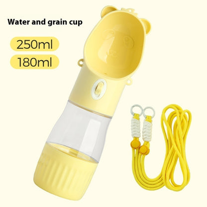 2 In 1 Portable Dog Water Bottle for Dogs 500ml
