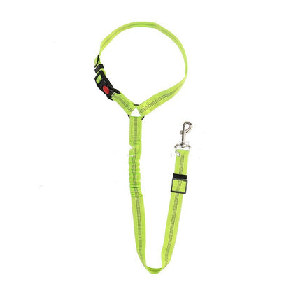 Pet Car Harness Elastic Reflective Strap Leash