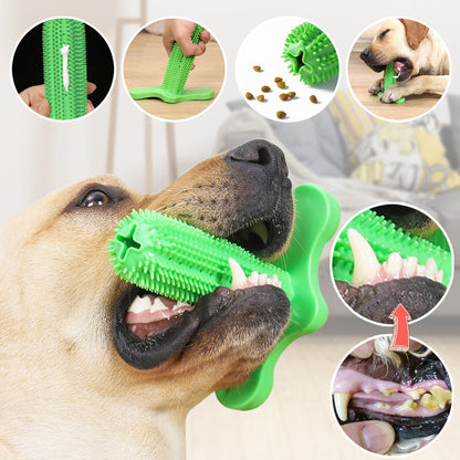 Toothbrush Chew Toy with Floor Suction Healthcare for Dogs
